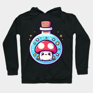 Kawaii Mushroom in Jar Hoodie